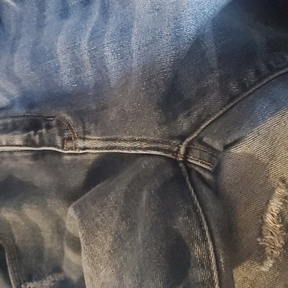 Kancan Jeans womens size 26 US 2 blue destroyed ripped distressed high rise - Picture 14 of 16